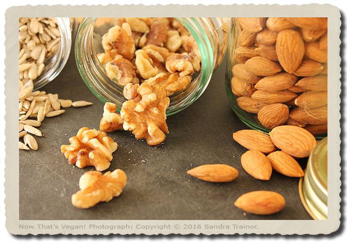 Various nuts and seeds. 