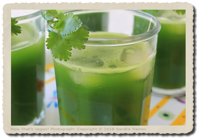 A green juice that's loaded with nutrients.