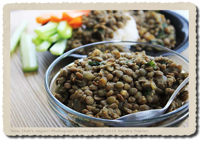 A simple recipe for lentils.