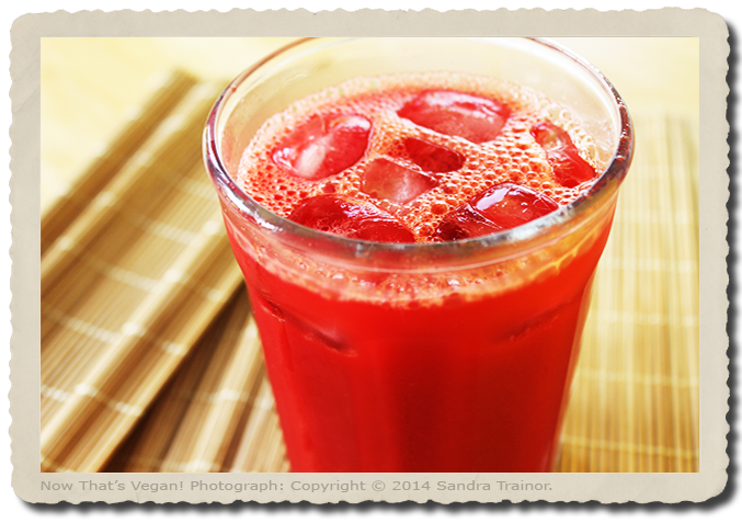 A tasty fruit and vegetable juice.