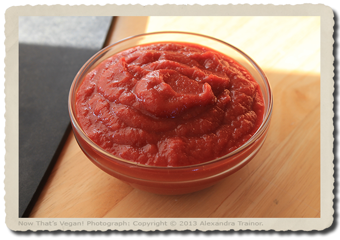Easy to make, naturally sweetened ketchup.